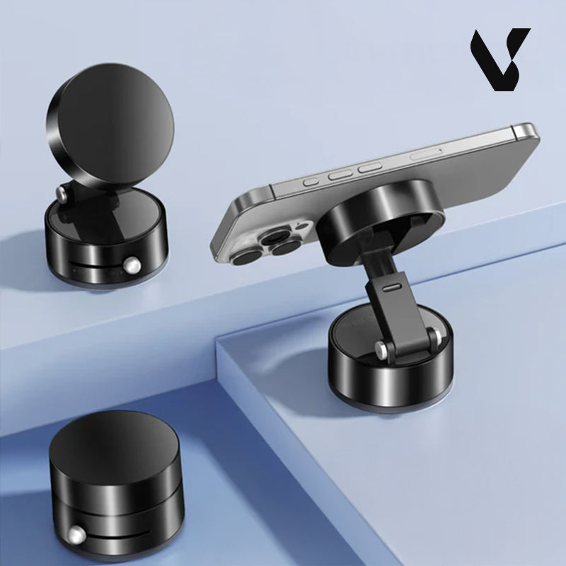 Magnetic Car Mobile Holder with Vacuum Suction Cup and magnet for MagSafe