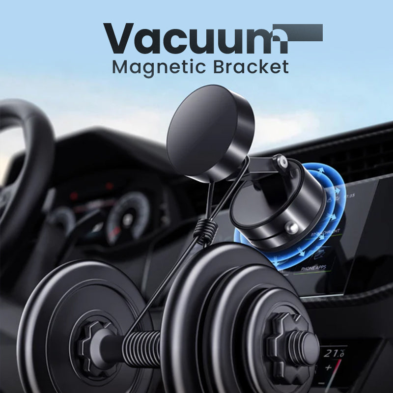 Magnetic Car Mobile Holder with Vacuum Suction Cup and magnet for MagSafe