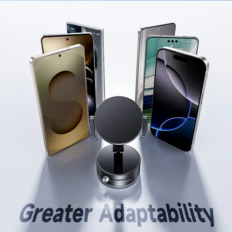 Magnetic Car Mobile Holder with Vacuum Suction Cup and magnet for MagSafe